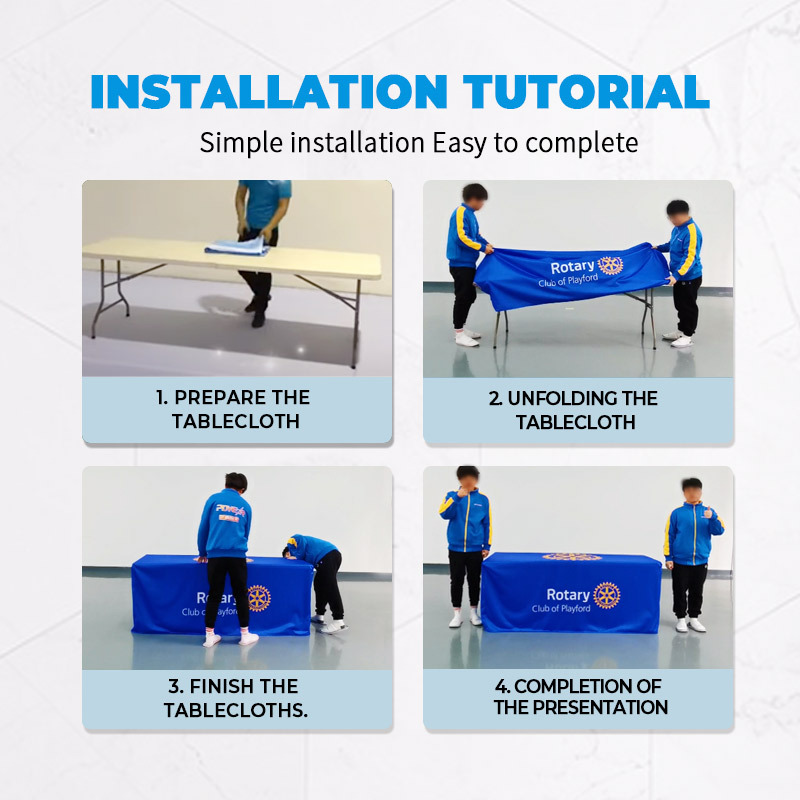 Custom trade show print Fitted Table Cloths & Table throws,PDYEAR GROUP,Custom trade show print Fitted Table Cloths & Table throws