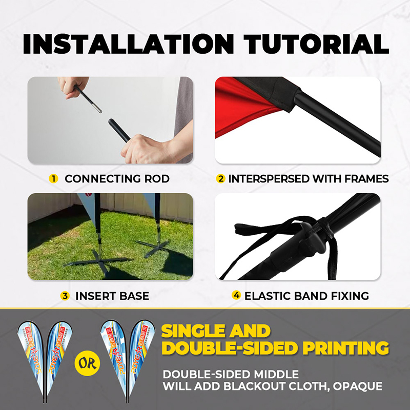 Duplex Print Trade Show outdoor Teardrop Flags banners,PDYEAR GROUP,Duplex Print Trade Show outdoor Teardrop Flags banners