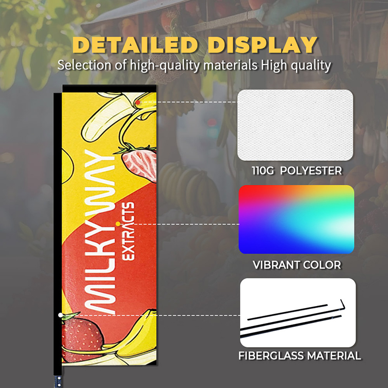 Duplex Print Blade Flags Block Flag Banners,PDYEAR GROUP,Duplex Print Blade Flags Block Flag Banners