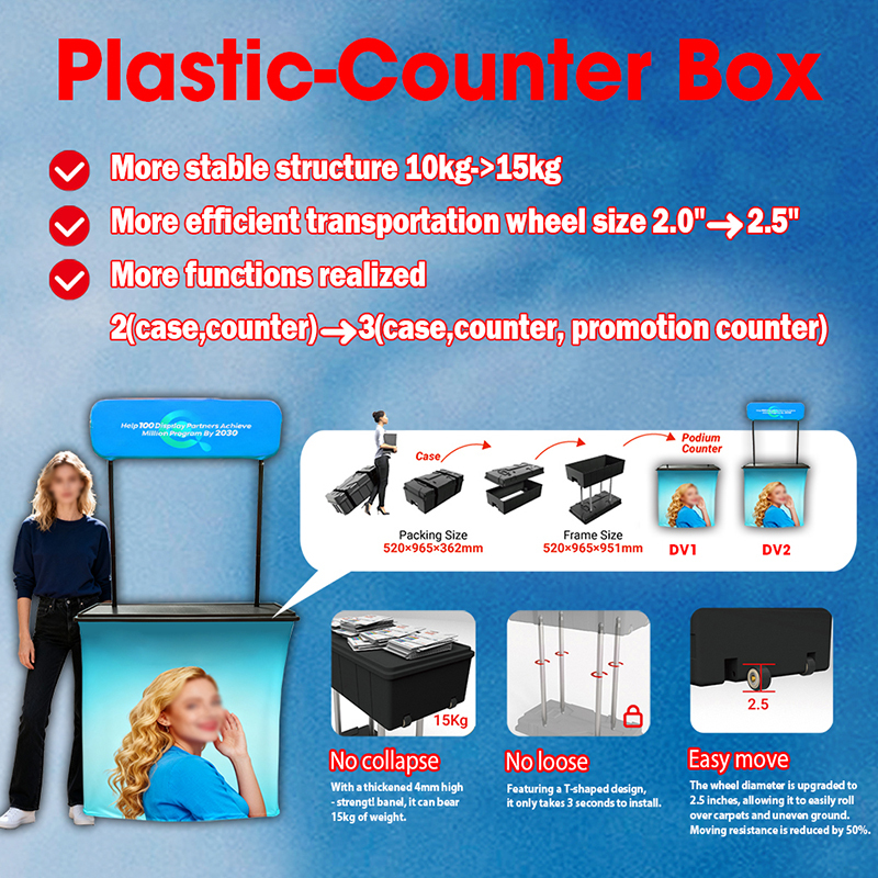 Plastic Counter Box - tension fabric display,PDYEAR GROUP,China Tension fabric display,tension fabric banner,stretch fabric display,stretch fabric banners factory
