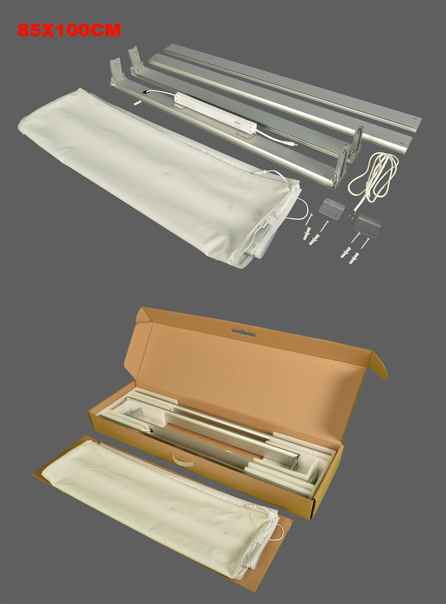 Premium SEG Frameless Wall-Mounted Lightbox,PDYEAR GROUP,Premium SEG Frameless Wall Lightbox
