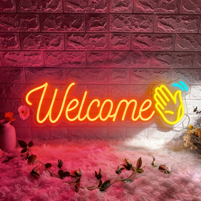 Custom LED Neon Sign-Welcome,PDYEAR GROUP,Custom LED Neon Sign-Welcome