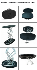 Portable LED Oblong Pop-Up Counter,PDYEAR GROUP,Portable LED Oblong Pop-Up Counter