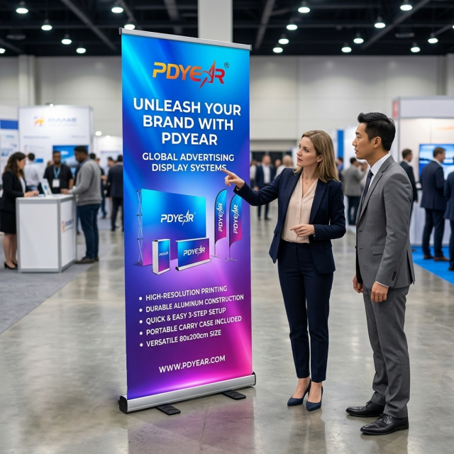 Portable pull up banner stands Roll-Up T8-VS,PDYEAR GROUP,Portable pull up banner stands Roll-Up T8-VS