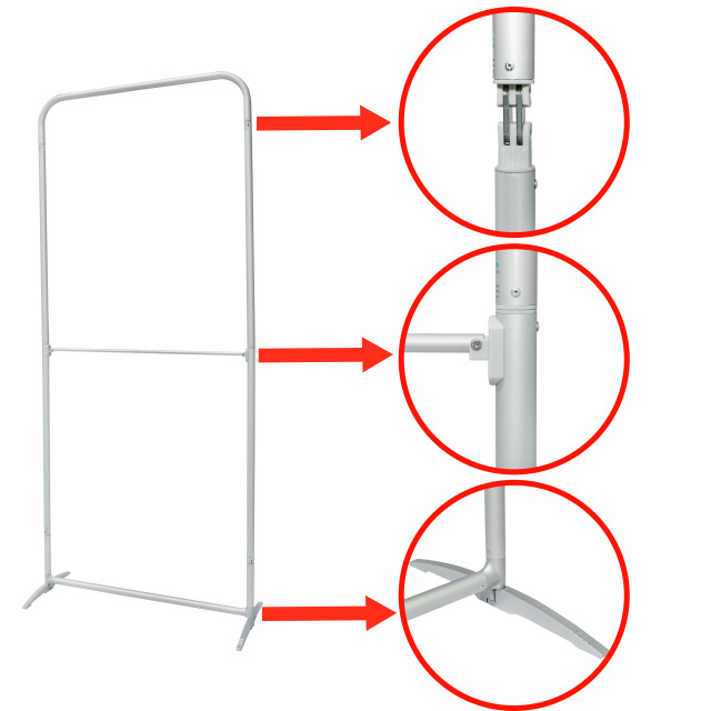 KZ-Foldable-Tension Fabric Display,PDYEAR GROUP,KZ-Foldable-Tension Fabric Display