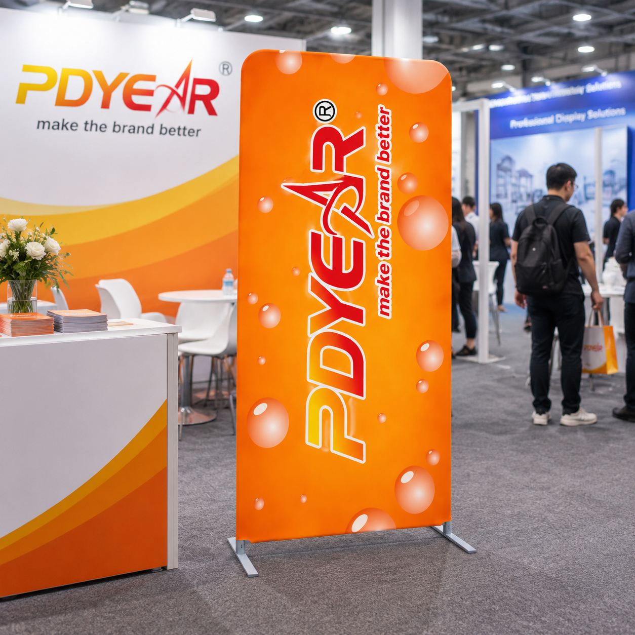 PVC Tension Fabric Display - 90 x 180 cm,PDYEAR GROUP,PVC Tension Fabric Display - 90 x 180 cm