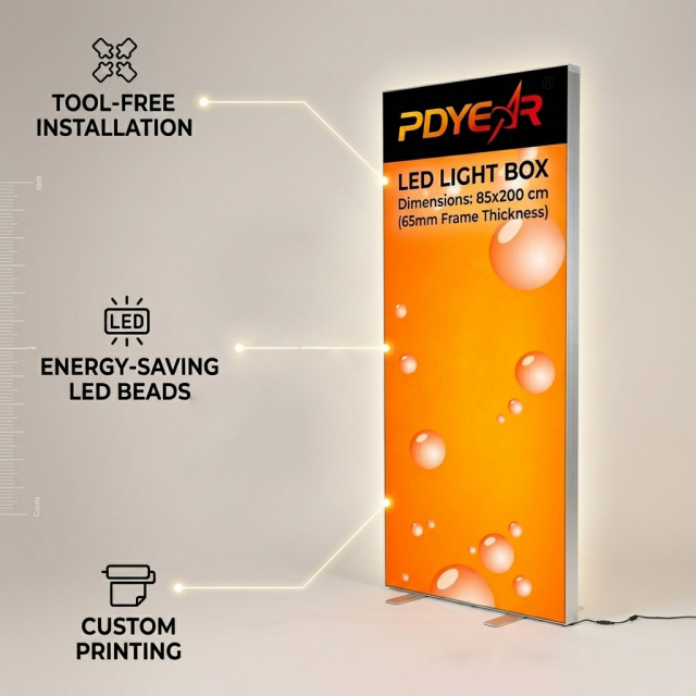 Premium SEG LED Light Box-85x200cm,PDYEAR GROUP,Premium SEG LED Light Box-85x200cm