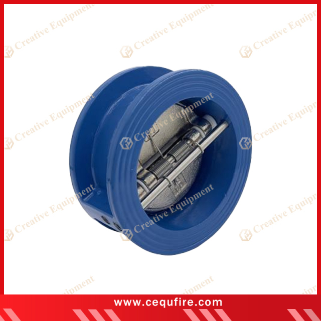 alt="Wafer Check Valve – compact backflow prevention valve designed to fit between flanges, ideal for water supply, HVAC, and firefighting systems"