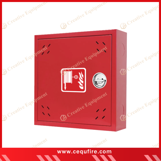 500×500×140 mm mild steel fire cabinet for firefighting equipment storage



