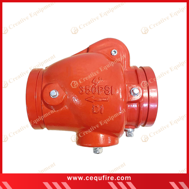 Swing Check Valve Groove