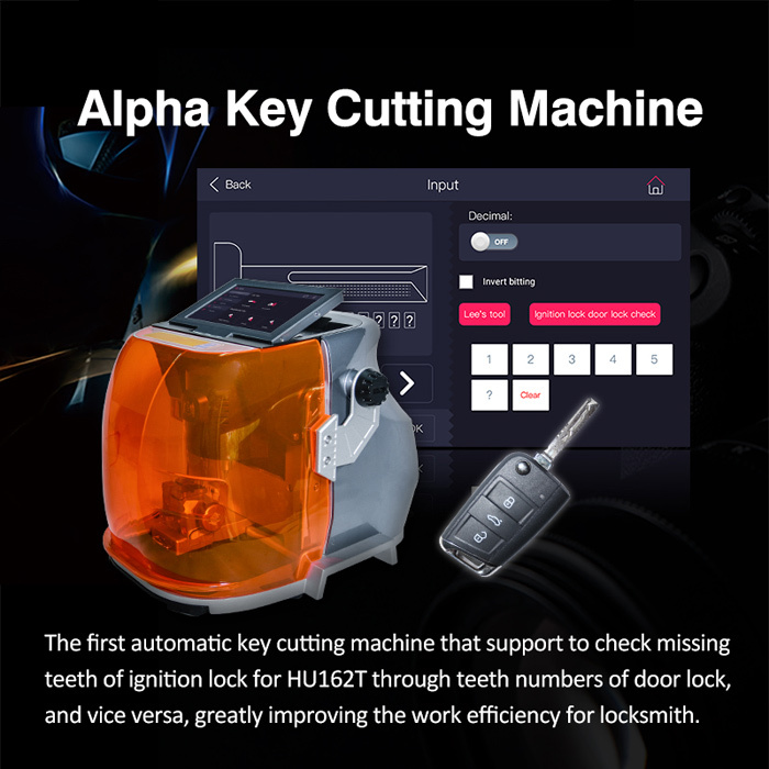 Kukai Alpha All In One Automatic Key Cutting Machine Locksmith Tools