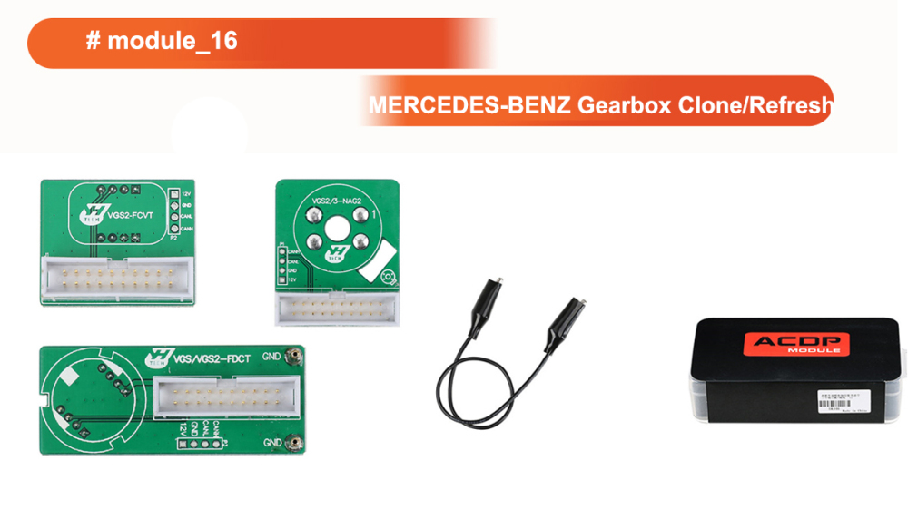 Yanhua ACDP Module 16 for Mercedes-Benz Gearbox/Transmission TCM Clone/Refresh with License A101