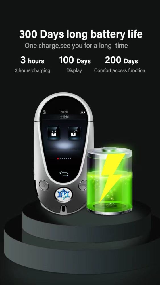 Newest K700 Keyless Entry Universal Touch Smart LCD Key for BMW Benz Audi Land Rover Buick Honda VW Toyota Ford Fiat Original Cars with One-key Start