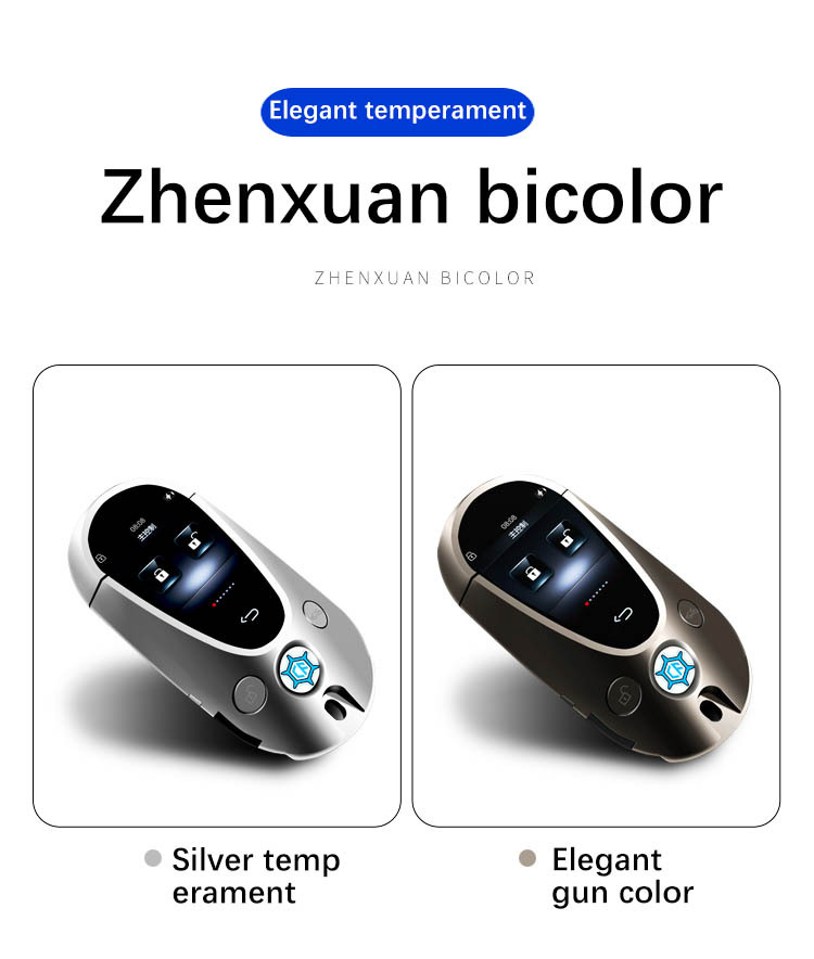 Newest K700 Keyless Entry Universal Touch Smart LCD Key for BMW Benz Audi Land Rover Buick Honda VW Toyota Ford Fiat Original Cars with One-key Start