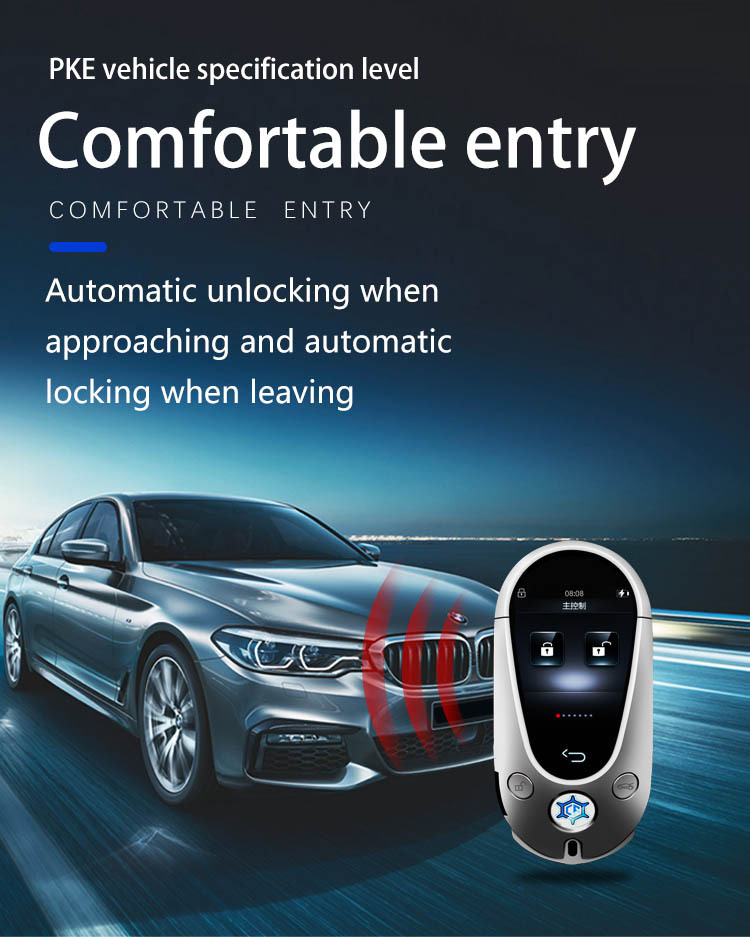 Newest K700 Keyless Entry Universal Touch Smart LCD Key for BMW Benz Audi Land Rover Buick Honda VW Toyota Ford Fiat Original Cars with One-key Start