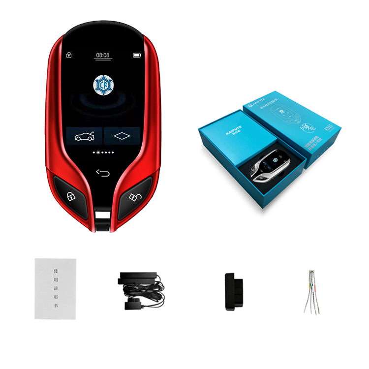 New K911 Modified Universal Mobile Control LCD Smart Key For BMW For Kia For Benz Keyless Entry Anti-loss Alarm English Digital