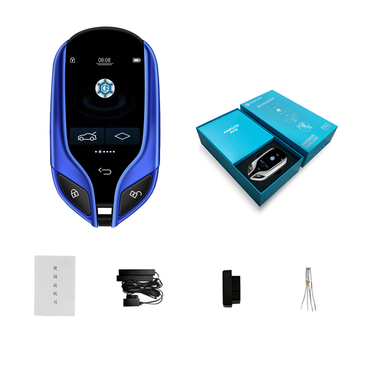 New K911 Modified Universal Mobile Control LCD Smart Key For BMW For Kia For Benz Keyless Entry Anti-loss Alarm English Digital