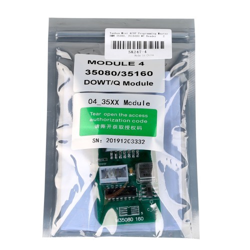 Yanhua Mini ACDP Module 4 BMW 35080 35160DO WT EEPROM Read & Write with License A802