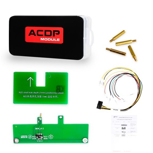 Mini ACDP IMMO Locksmith Package with ACDP Master+Module 1/2/3/7/9/10/12/20 for BMW Land Rover Porsche Volvo with Free N20/N55/B38/B48 Bench Board