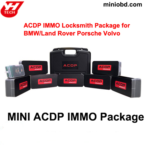 Mini ACDP IMMO Locksmith Package with ACDP Master+Module 1/2/3/7/9/10/12/20 for BMW Land Rover Porsche Volvo with Free N20/N55/B38/B48 Bench Board