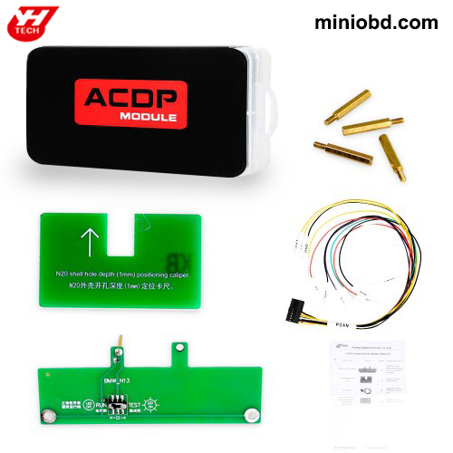 Mini ACDP IMMO Locksmith Package with ACDP Master+Module 1/2/3/7/9/10/12/20 for BMW Land Rover Porsche Volvo with Free N20/N55/B38/B48 Bench Board