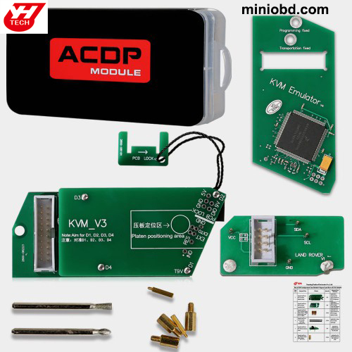 Mini ACDP IMMO Locksmith Package with ACDP Master+Module 1/2/3/7/9/10/12/20 for BMW Land Rover Porsche Volvo with Free N20/N55/B38/B48 Bench Board