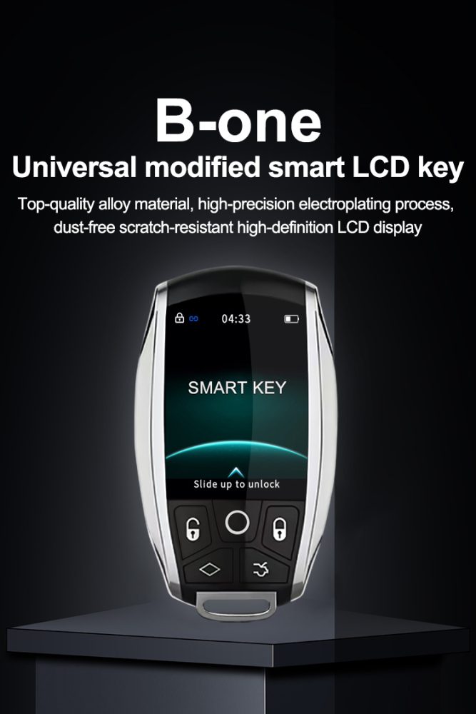 Free Shipping New Style B-One Modified Universal Remote Smart LCD Key Comfortable entry Auto Lock For Audi/Bentley/Porsche/Toyota For BMW/Benz