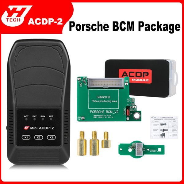 Yanhua ACDP-2 Master with Module 10 Porsche BCM Key Programming Porsche 2010-2018 Add Key/All Key Lost/Key Reset/Key Refresh