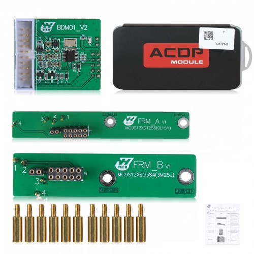 Yanhua ACDP 2 BMW DME ECU Clone Package with Module 3/8/27 & B48/N20/N55/B38/X1/X2/X3/X4/X5/X7/X8/MSV70/MSS60/MEV9+Interface Board