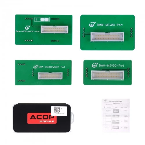 Yanhua ACDP-2 BMW DME ECU Clone Package with Module 3/8/27 & B48/N20/N55/B38/X1/X2/X3/X4/X5/X7/X8/MSV70/MSS60/MEV9+Interface Board
