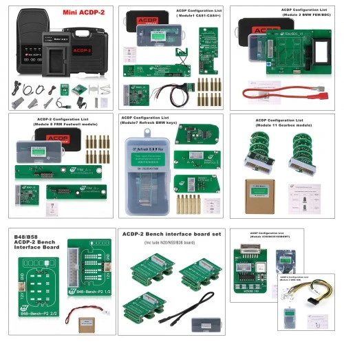 Yanhua ACDP 2 BMW Full Package with Module 1/2/3/4/7/8/11+ License for BMW Key Programming Cluster Correction with Free Gifts pk CGDI BMW/Xhorse VVDI2