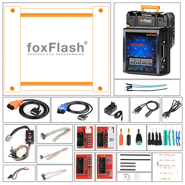 Foxflash Programmer Full FoxFlash Super Strong ECU TCU Clone and Chip Tuning Tool Free Update Support VR Reading and Auto Checksum