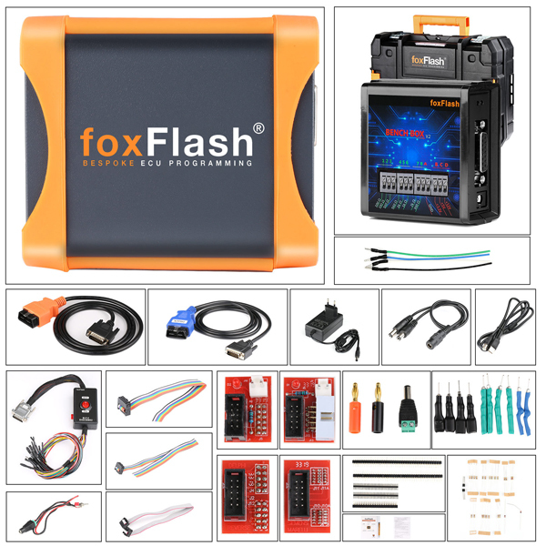 Foxflash Programmer Full FoxFlash Super Strong ECU TCU Clone and Chip Tuning Tool Free Update Support VR Reading and Auto Checksum