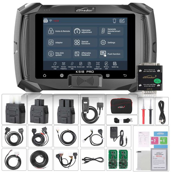 Lonsdor K518 PRO Full Version Key Programmer with Built-in GM CAN FD Toyota Emulator Get Free Toyota JLR Nissan Volvo License