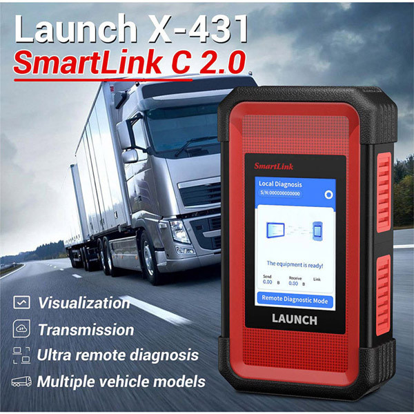 Launch X-431 SmartLink C 2.0 Heavy-duty Truck Module for Commercial Vehicles/ Passenger/ New Energy Cars
