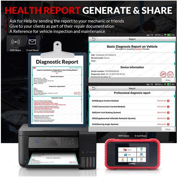 LAUNCH X431 CRP129E Diagnostic Tools OBD OBD2 Car ABS SRS AT Engine Scanners with TPMS Oil 8 Reset Auto VIN PK CRP123E CRP129X