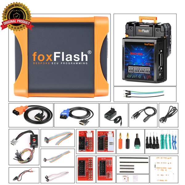 Foxflash Programmer Full FoxFlash Super Strong ECU TCU Clone and Chip Tuning Tool Free Update Support VR Reading and Auto Checksum