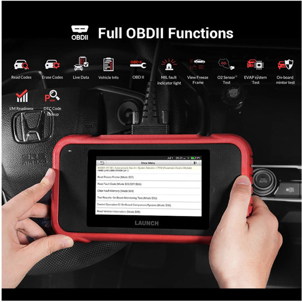 LAUNCH X431 CRP129E Diagnostic Tools OBD OBD2 Car ABS SRS AT Engine Scanners with TPMS Oil 8 Reset Auto VIN PK CRP123E CRP129X