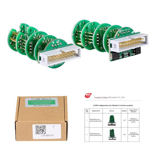 2024 Yanhua Mini ACDP-2 BMW EGS Basic Package with Module 11 License A51A for 6HP F & 8HP F/G Chassis