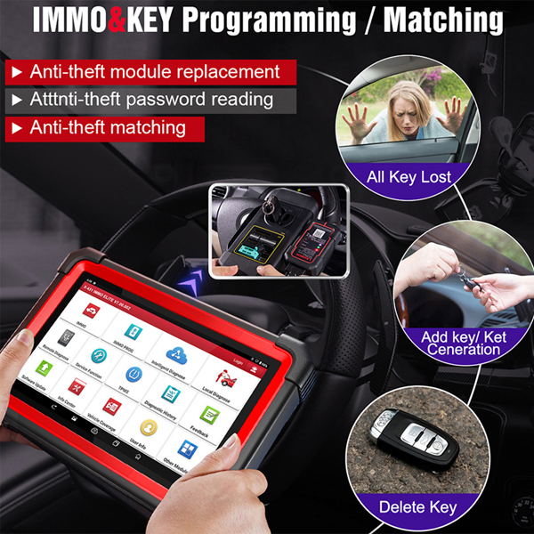 LAUNCH X431 IMMO Elite X-PROG 3 Key Programmer Car OBD2 Diagnostic Tools IMMO Anti-Theft Programming 39 Reset PK immo elite scan