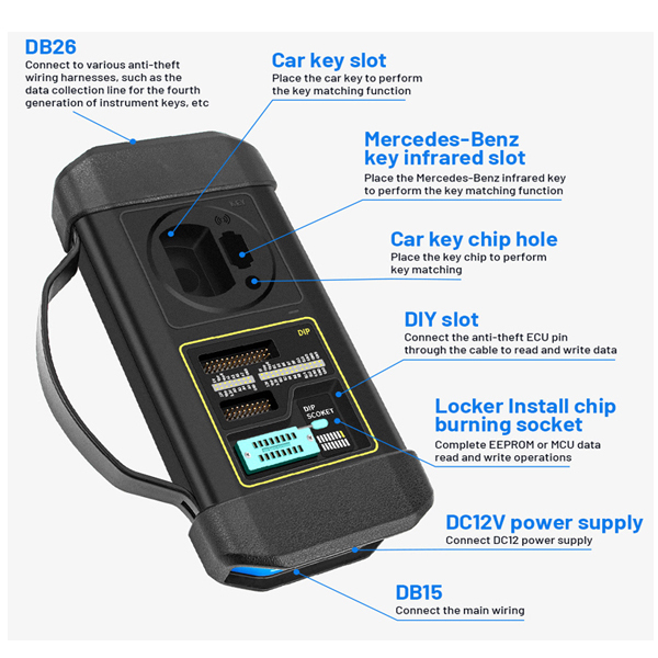 LAUNCH X431 IMMO Elite X-PROG 3 Key Programmer Car OBD2 Diagnostic Tools IMMO Anti-Theft Programming 39 Reset PK immo elite scan
