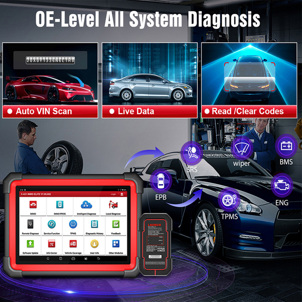LAUNCH X431 IMMO Elite X-PROG 3 Key Programmer Car OBD2 Diagnostic Tools IMMO Anti-Theft Programming 39 Reset PK immo elite scan