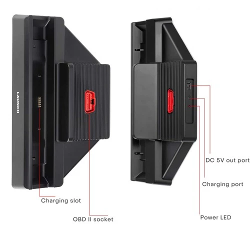 2024 LAUNCH X431 PAD V Elite Bi-Directional Diagnostic Scanner with SmartLink Supports CAN FD DoIP ECU Programming Topology Map