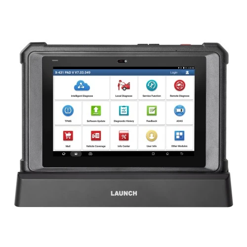 2024 LAUNCH X431 PAD V Elite Bi-Directional Diagnostic Scanner with SmartLink Supports CAN FD DoIP ECU Programming Topology Map