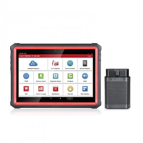 Global Version LAUNCH X431 PRO3S+ SmartLink HD Diesel Gasoline 12V 24V Bi-Directional Scan Tool Supports ECU Coding CANFD DOIP, Topology, FCA SGW