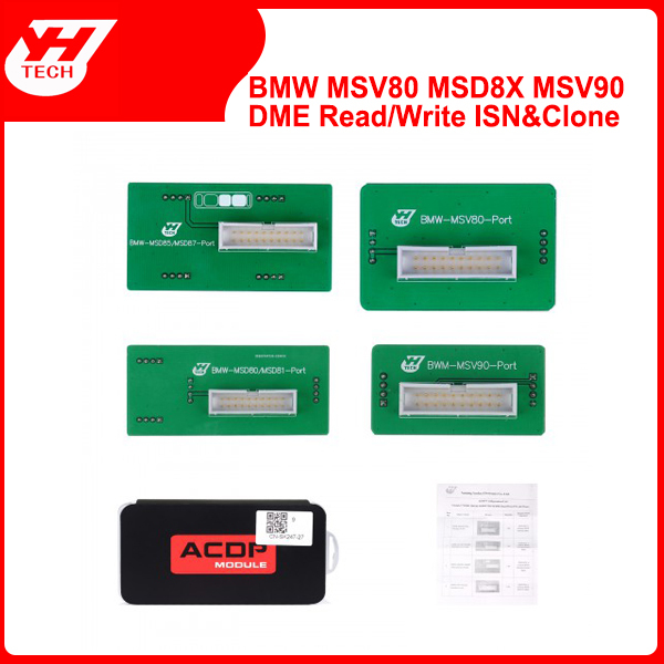 Yanhua ACDP Module 27 BMW MSV80/MSD8X/MSV90 DME Read/Write ISN and Clone