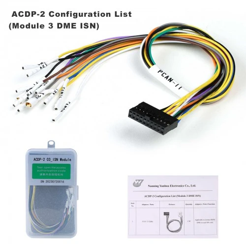 Yanhua ACDP-2 BMW IMMO Package for BMW CAS1 CAS4 FEM BDC Add Key ISN Read Write Module1/2/3 with B48/N20/N55/B38 Bench Board