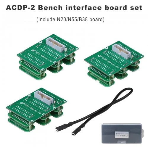 Yanhua ACDP-2 BMW IMMO Package for BMW CAS1 CAS4 FEM BDC Add Key ISN Read Write Module1/2/3 with B48/N20/N55/B38 Bench Board