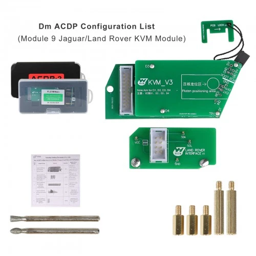 Yanhua ACDP 2 JLR IMMO Package With Module 9/24 for Land Rover/Jaguar IMMO 2010 - 2020 KVM RFA IMMO Key Programming