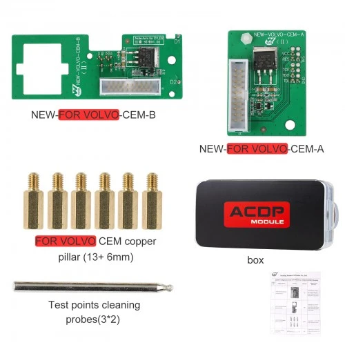 2024 Yanhua ACDP-2 Volvo IMMO Package With Module 12/20 Support Adding Keys and All-key-lost for Volvo Semi-smart & Full-keyless keys